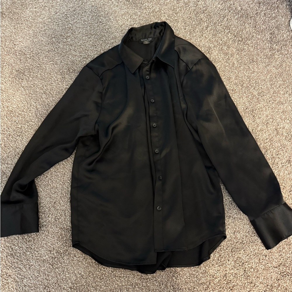 Rachel Zoe Black silk like Blouse